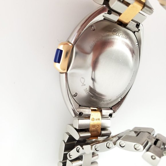 Sold on our website Cartier Clé De Stainless Steel Gold 31mm Automatic Watch - Picture 9 of 14